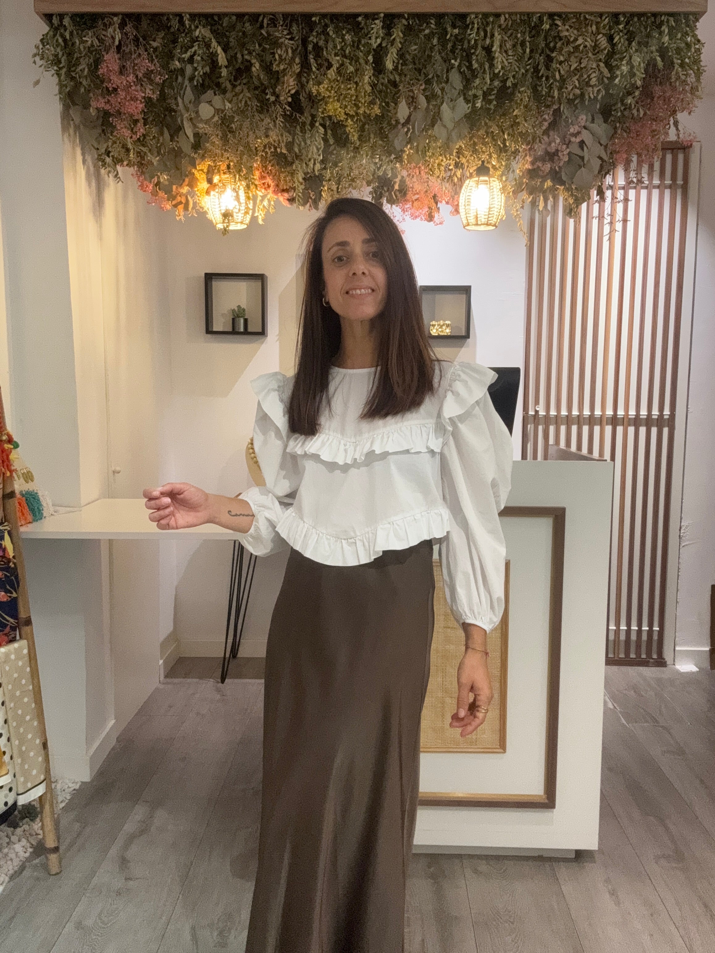Falda SATINADA